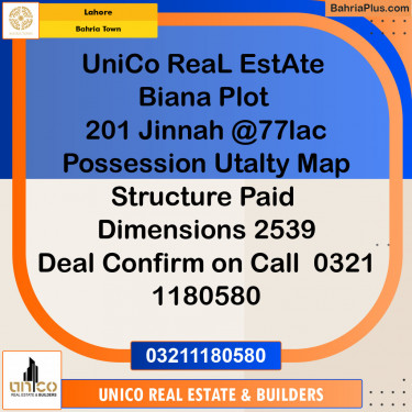 Residential Plot for Sale in Bahria Town, Lahore - (BP-152874)