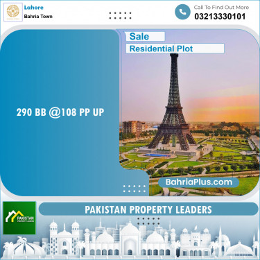 Residential Plot for Sale in Sector D - BB Block -  Bahria Town, Lahore - (BP-153120)