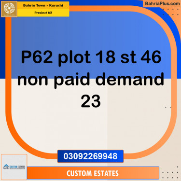 Residential Plot for Sale in Precinct 62 -  Bahria Town, Karachi - (BP-153337)