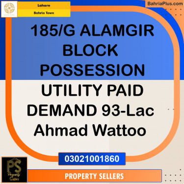 Residential Plot for Sale in Bahria Town, Lahore - (BP-153398)