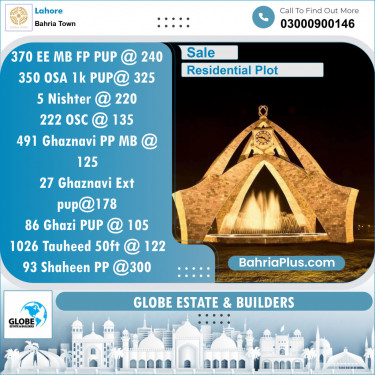 Residential Plot for Sale in Sector D - EE Block -  Bahria Town, Lahore - (BP-153460)
