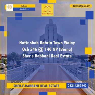 Residential Plot for Sale in Overseas B -  Bahria Town, Lahore - (BP-153647)