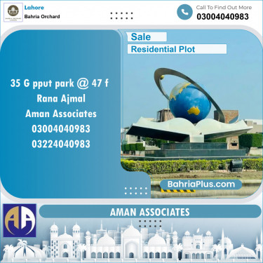 Residential Plot for Sale in Phase 2 - G Block -  Bahria Orchard, Lahore - (BP-153661)