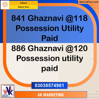 Residential Plot for Sale in Bahria Town, Lahore - (BP-153713)