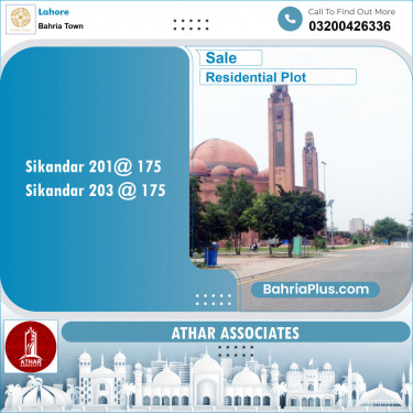 Residential Plot for Sale in Bahria Town, Lahore - (BP-153760)