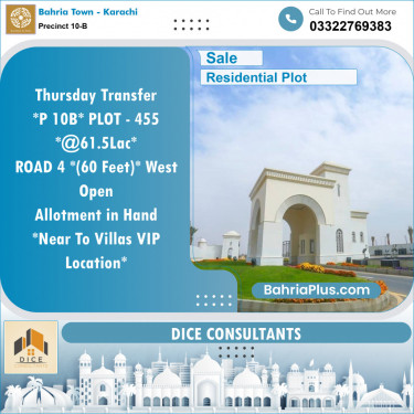 125 Sq. Yards Residential Plot for Sale in Precinct 10-B -  Bahria Town, Karachi - (BP-153785)