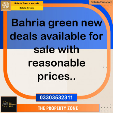 75 Sq. Yards Residential Plot for Sale in Bahria Greens -  Bahria Town, Karachi - (BP-154206)