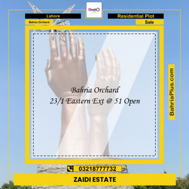Residential Plot for Sale in Bahria Orchard, Lahore - (BP-154492)