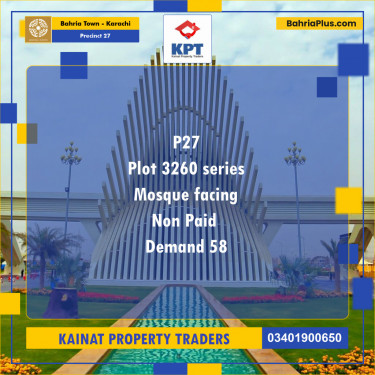 Residential Plot for Sale in Precinct 27 -  Bahria Town, Karachi - (BP-154500)
