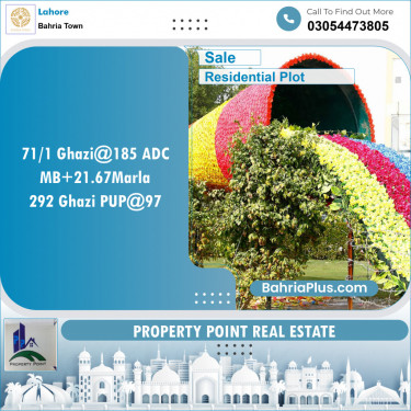 Residential Plot for Sale in Sector F - Ghazi Block -  Bahria Town, Lahore - (BP-154528)