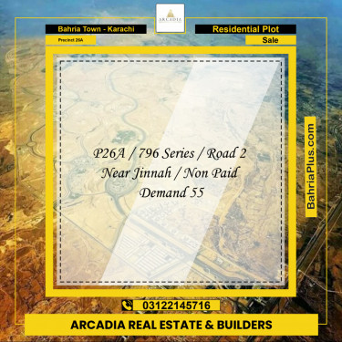 125 Sq. Yards Residential Plot for Sale in Precinct 26A -  Bahria Town, Karachi - (BP-154544)