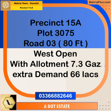 125 Sq. Yards Residential Plot for Sale in Precinct 15-A -  Bahria Town, Karachi - (BP-154732)