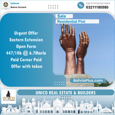Residential Plot for Sale in Bahria Orchard, Lahore - (BP-154875)
