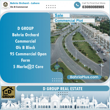 Commercial Plot for Sale in OLC B Commercial -  Bahria Orchard, Lahore - (BP-154888)