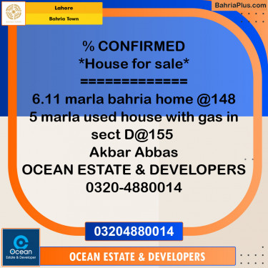 Residential Plot for Sale in Bahria Town, Lahore - (BP-154914)