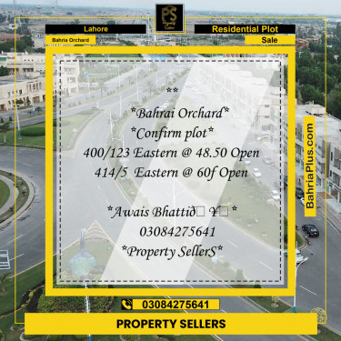 Residential Plot for Sale in Bahria Orchard, Lahore - (BP-154941)
