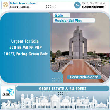 Residential Plot for Sale in Sector D - EE Block -  Bahria Town, Lahore - (BP-155001)