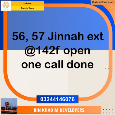 Residential Plot for Sale in Bahria Town, Lahore - (BP-155110)