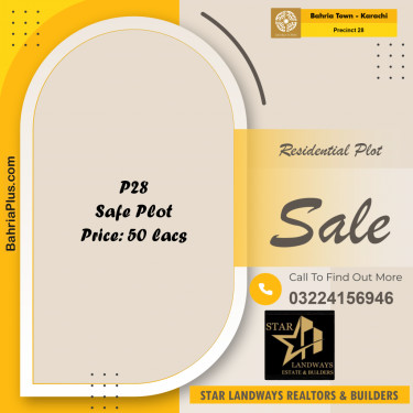 125 Sq. Yards Residential Plot for Sale in Precinct 28 -  Bahria Town, Karachi - (BP-155161)