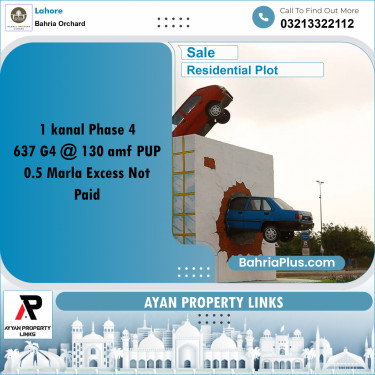 Residential Plot for Sale in Bahria Orchard, Lahore - (BP-155177)
