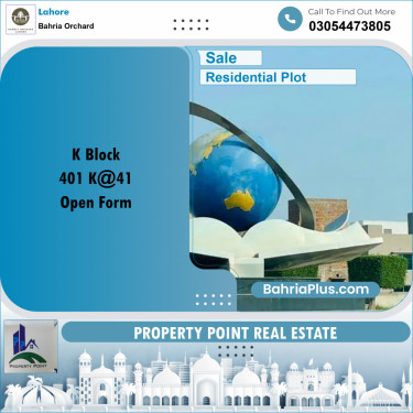 Residential Plot for Sale in Bahria Orchard, Lahore - (BP-155226)