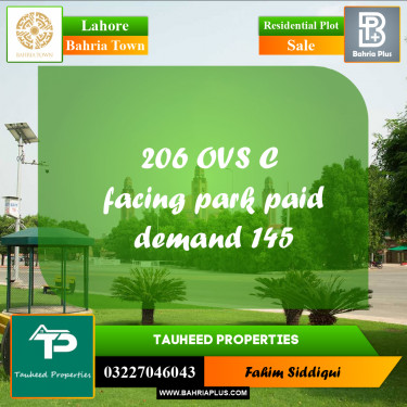 Residential Plot for Sale in Bahria Town, Lahore - (BP-155241)