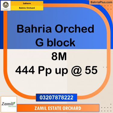 Residential Plot for Sale in Bahria Orchard, Lahore - (BP-155465)