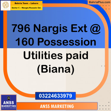 Residential Plot for Sale in Sector C - Nargis/Hussain Ext. -  Bahria Town, Lahore - (BP-155515)