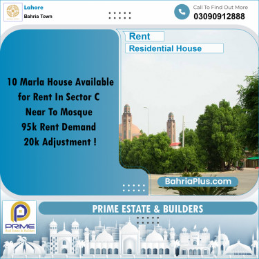 Residential House for Rent in Bahria Town, Lahore - (BP-155534)