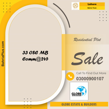 Residential Plot for Sale in Bahria Town, Lahore - (BP-155702)
