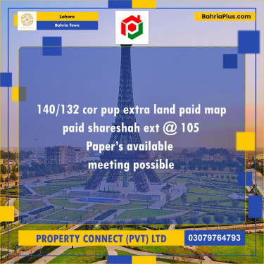 Residential Plot for Sale in Bahria Town, Lahore - (BP-155866)