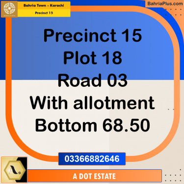 125 Sq. Yards Residential Plot for Sale in Precinct 15 -  Bahria Town, Karachi - (BP-156173)