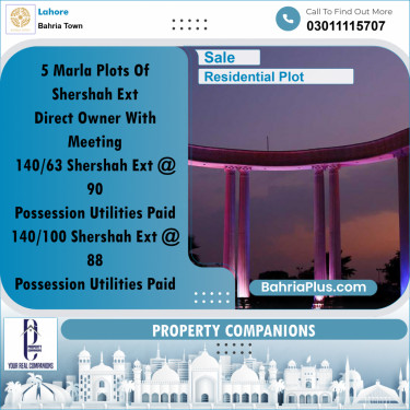 Residential Plot for Sale in Bahria Town, Lahore - (BP-156552)