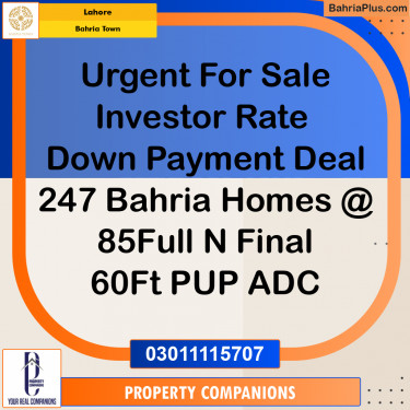 Residential Plot for Sale in Bahria Town, Lahore - (BP-156554)