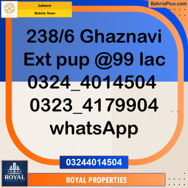 Residential Plot for Sale in Bahria Town, Lahore - (BP-156675)