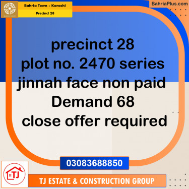 125 Sq. Yards Residential Plot for Sale in Precinct 28 -  Bahria Town, Karachi - (BP-156749)