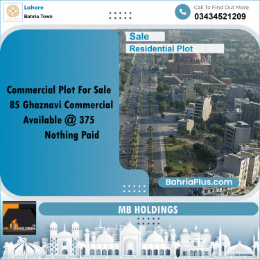 Residential Plot for Sale in Bahria Town, Lahore - (BP-156821)