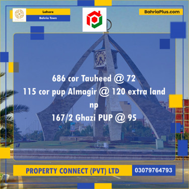 Residential Plot for Sale in Bahria Town, Lahore - (BP-156828)