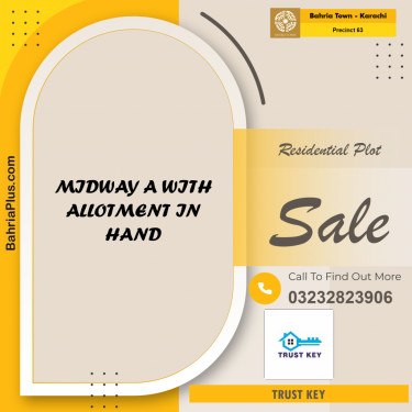 Residential Plot for Sale in Precinct 63 -  Bahria Town, Karachi - (BP-157031)