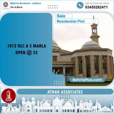 Residential Plot for Sale in OLC-A Block -  Bahria Orchard, Lahore - (BP-157355)