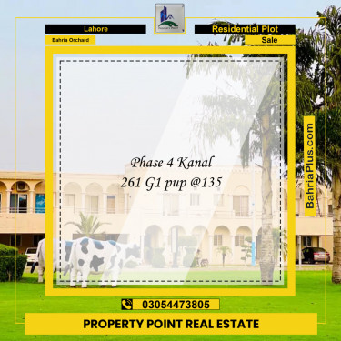 Residential Plot for Sale in Bahria Orchard, Lahore - (BP-157366)