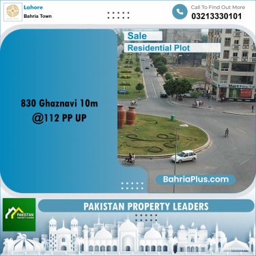 Residential Plot for Sale in Sector F - Ghaznavi Block -  Bahria Town, Lahore - (BP-157413)
