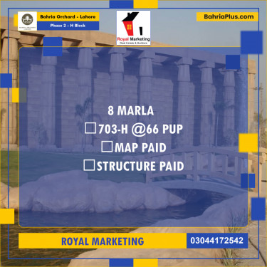 Residential Plot for Sale in Phase 2 - H Block -  Bahria Orchard, Lahore - (BP-157585)