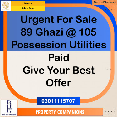 Residential Plot for Sale in Bahria Town, Lahore - (BP-157740)