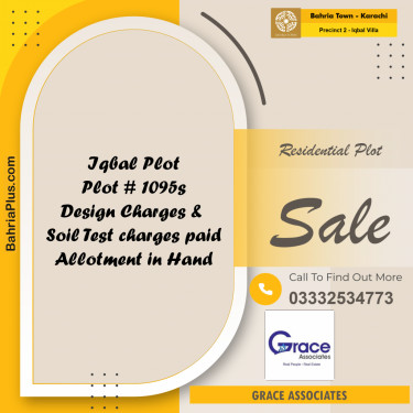 152 Sq. Yards Residential Plot for Sale in Precinct 2 - Iqbal Villa -  Bahria Town, Karachi - (BP-157828)