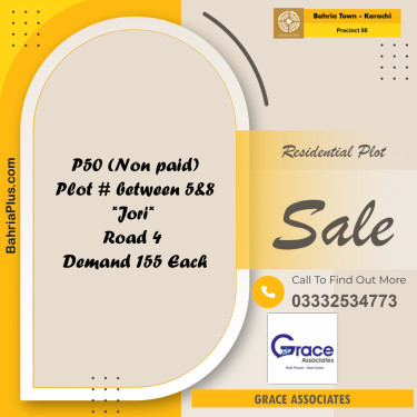 Residential Plot for Sale in Precinct 50 -  Bahria Town, Karachi - (BP-157842)