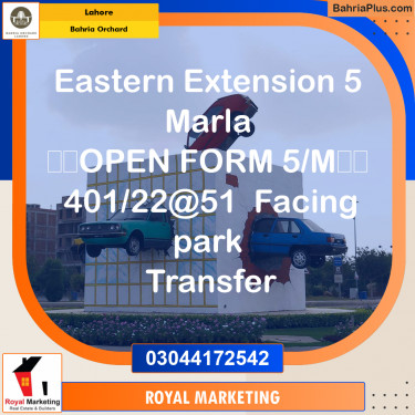 Residential Plot for Sale in Bahria Orchard, Lahore - (BP-157915)