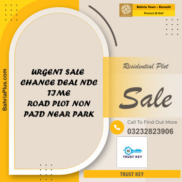 Residential Plot for Sale in Precinct 20 Golf -  Bahria Town, Karachi - (BP-158073)