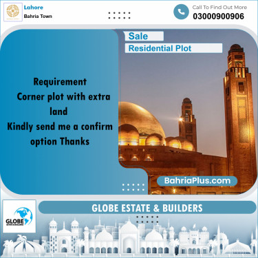 Residential Plot for Sale in Bahria Town, Lahore - (BP-158115)
