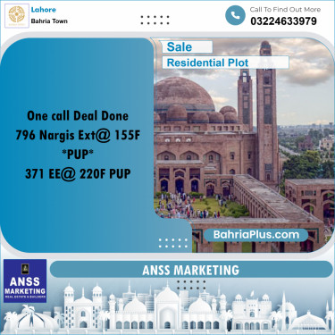 Residential Plot for Sale in Bahria Town, Lahore - (BP-158412)